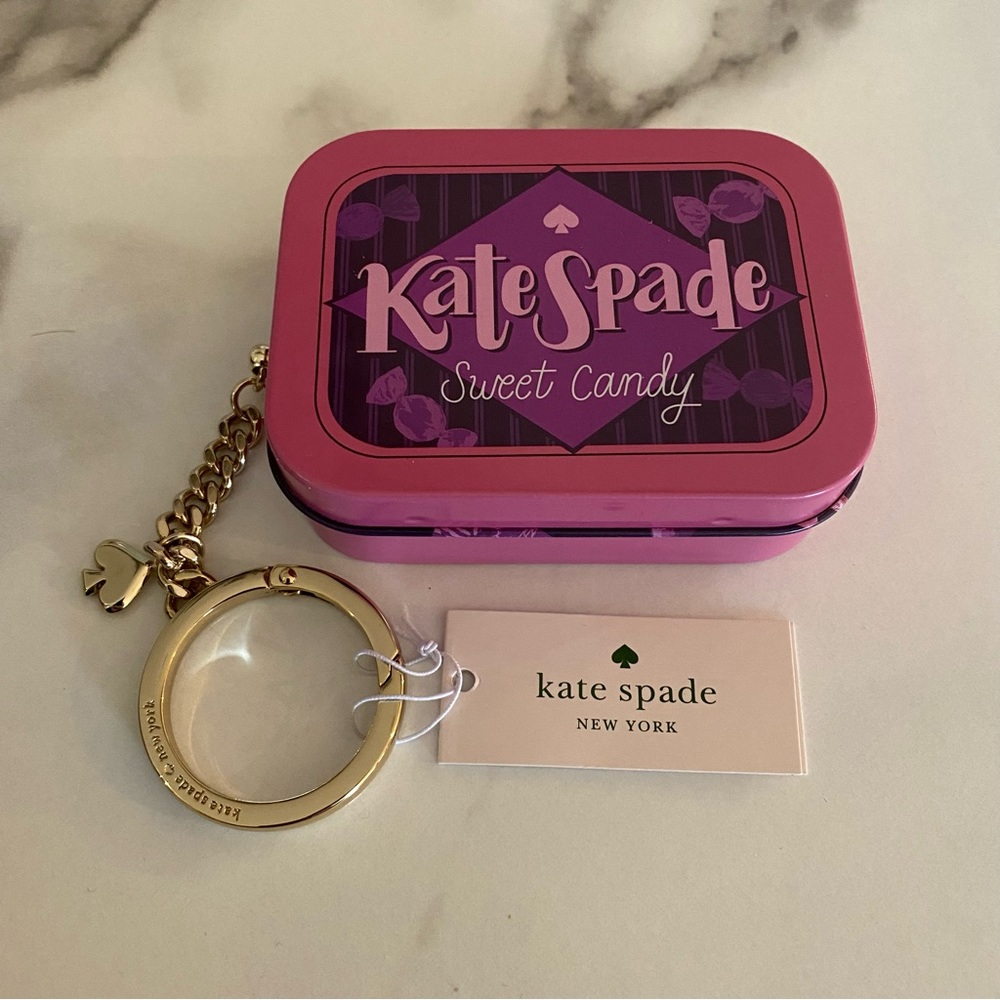 KATE SPADE Candy Shop Tin Key Fob